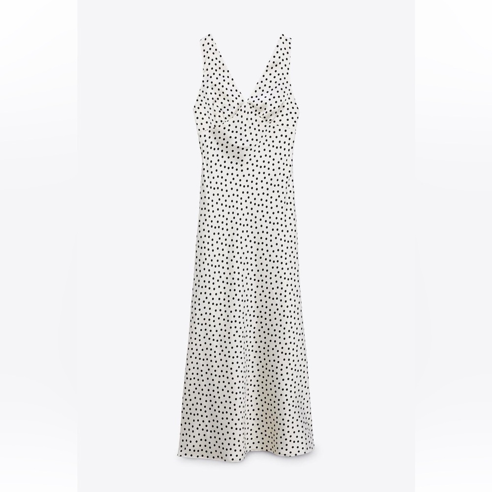 ZARA Polka Dot Slip Dress